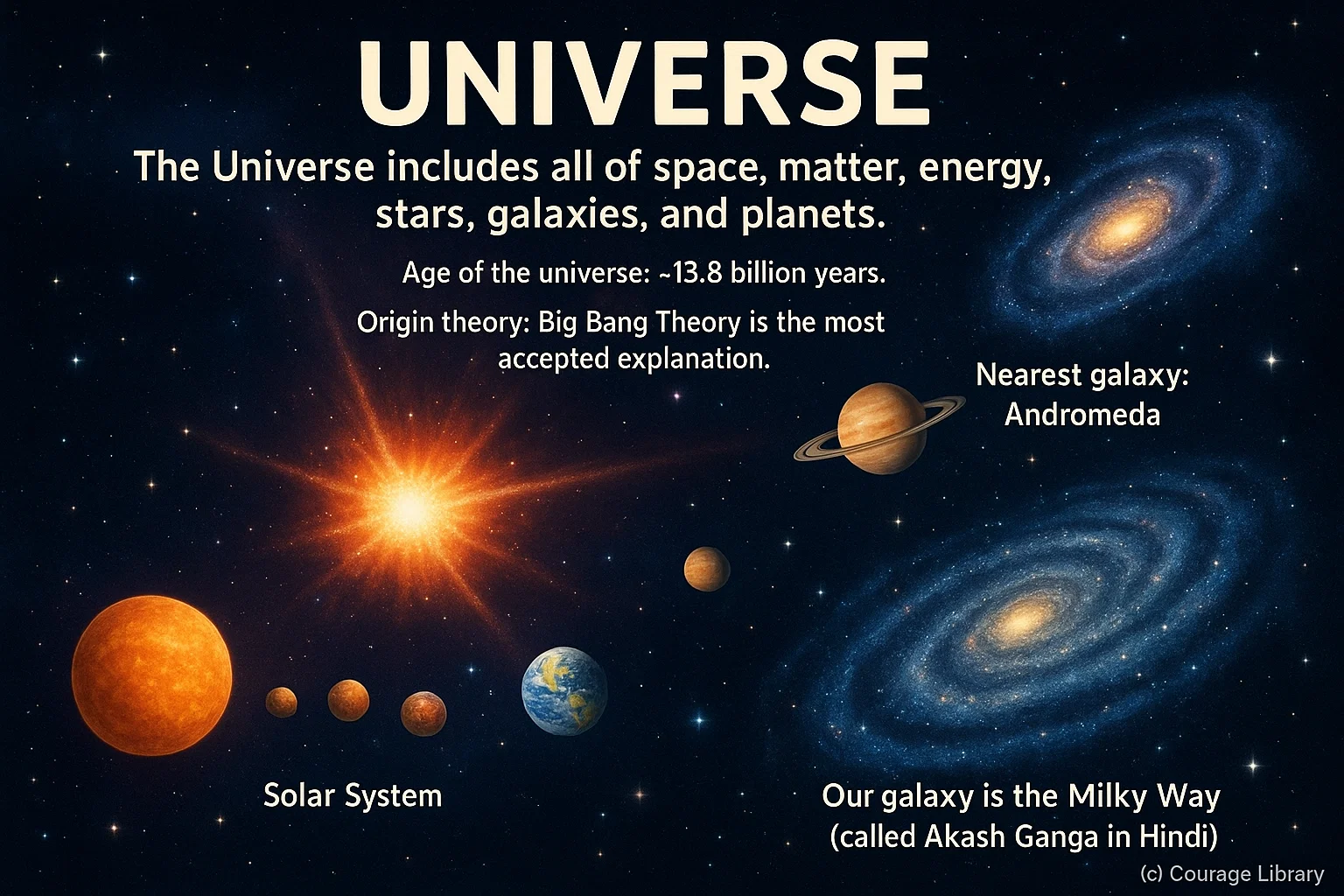 Illustration of the Milkyway galaxy